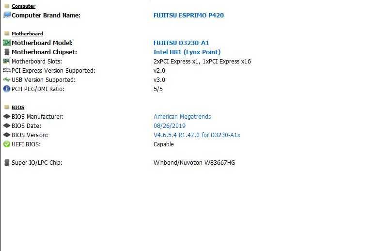Placa De Baza Fujitsu Esprimo P420,2xDDR3,Socket 1150