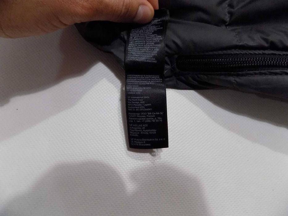 зимно пухено яке the north face hyvent парка туризъм мъжко оригинал S