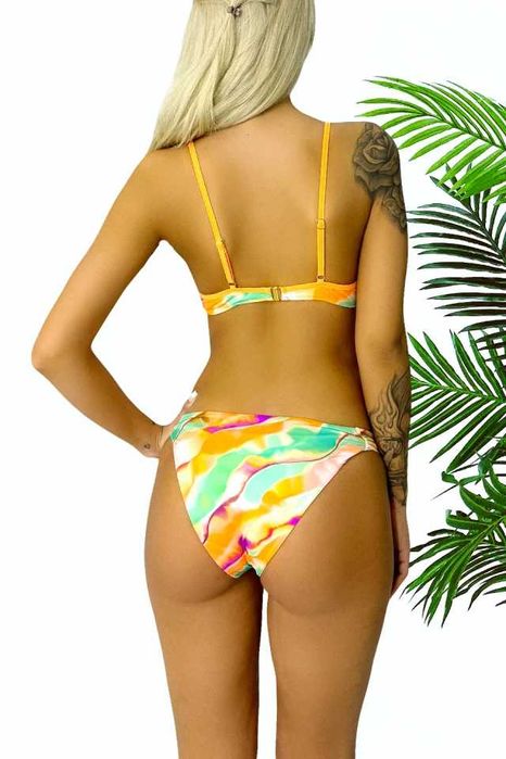 Costum de baie doua piese FuZZion slip si sutien cu push up