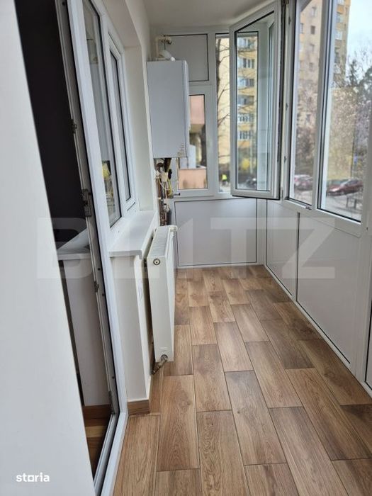 Apartament 4 camere, 80 mp, 2 balcoane, renovat, zona Manastur