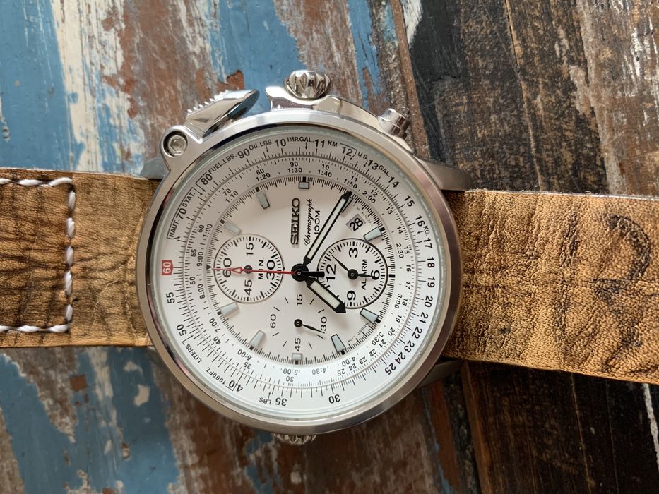 Seiko Flightmaster Chronograph SNAB71 Made in Japan