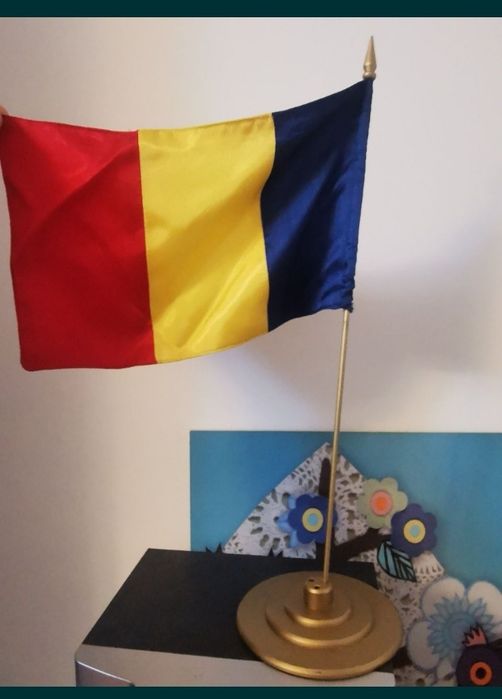 Steag Romania de birou Drapel Romania