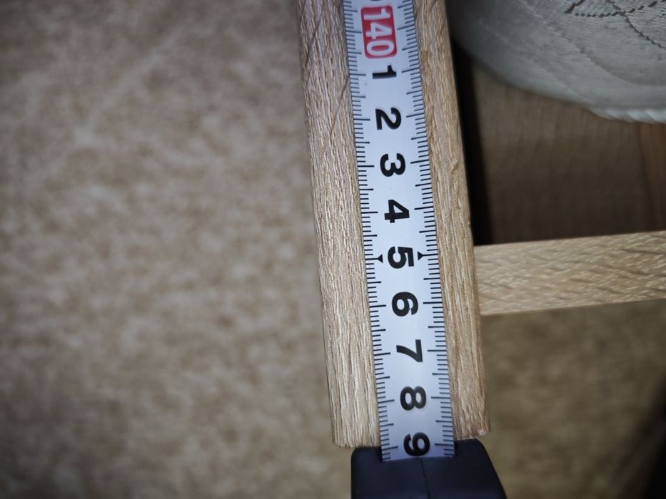 Cadru pat 140x200cm aspect stejar sonoma