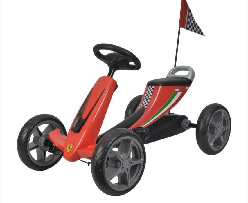 Cart cu pedale Ferrari