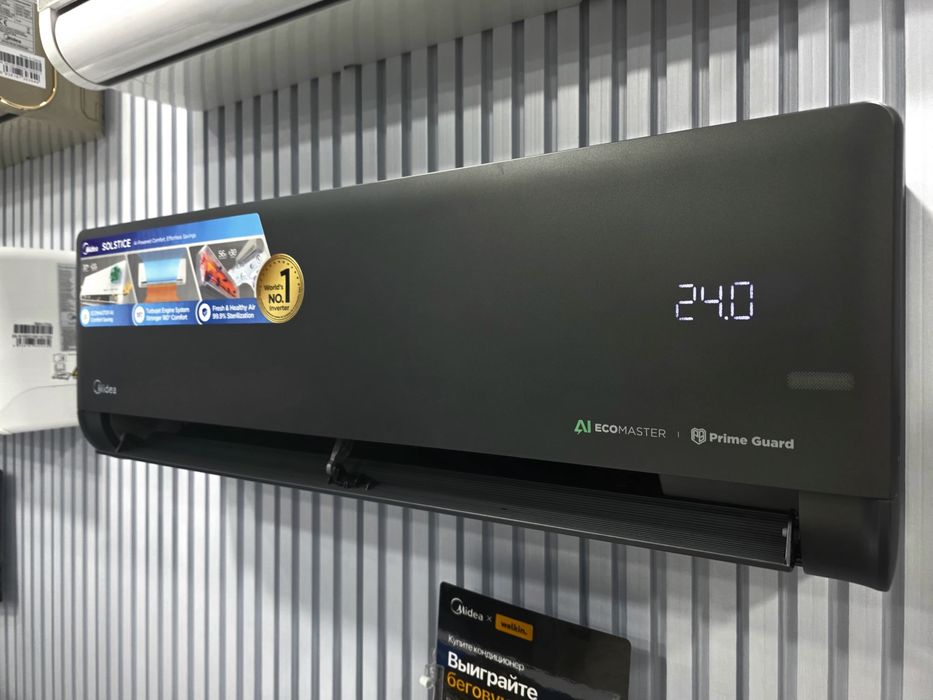 Кондиционер Midea Naomi Pro Ai Wi-Fi графит мощность 7\9\12\18\24 BTU