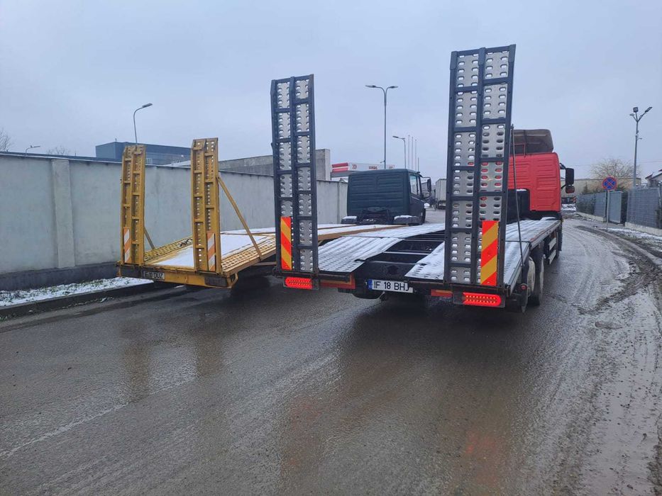 Transport agabaritic  buldoexcavator,Manitu,Cap tractor,utilaje agricole,chemping care,container