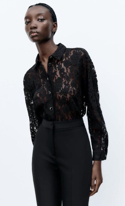 Дантелена риза ZARA