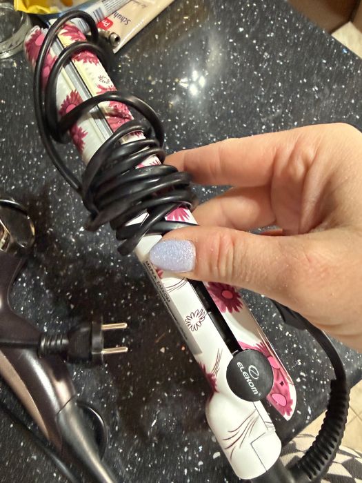 Мини преса за коса – вафлички (crimper) – компактна