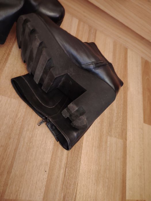 Дамски ботуши от естествена кожа