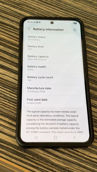 Samsung S25 256 108 cicluri incarcare la cutie garantie altex