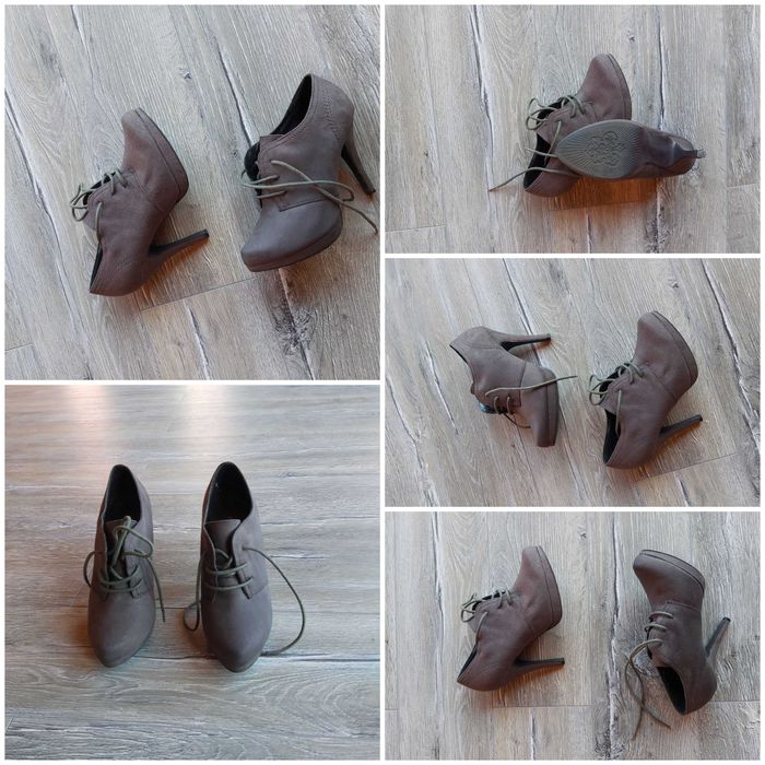 Încălțăminte dama din piele naturală, mărimea 36,37