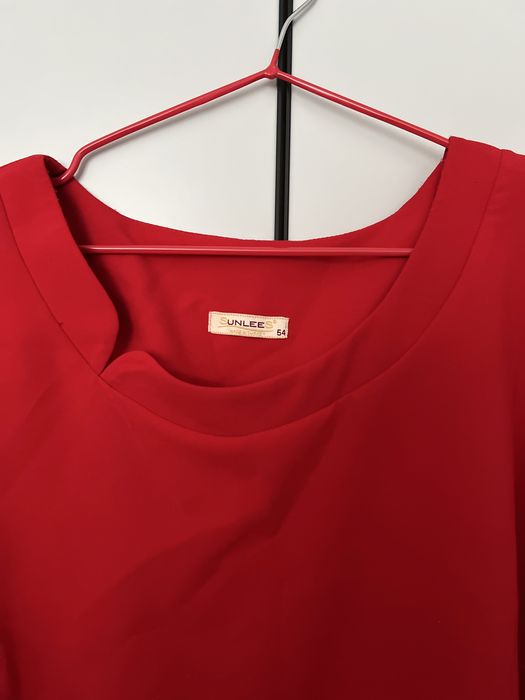 Красное платье Турция, 54 размер