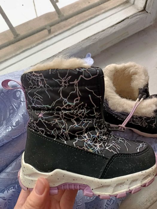 Зимние ботинки для девочки б/у