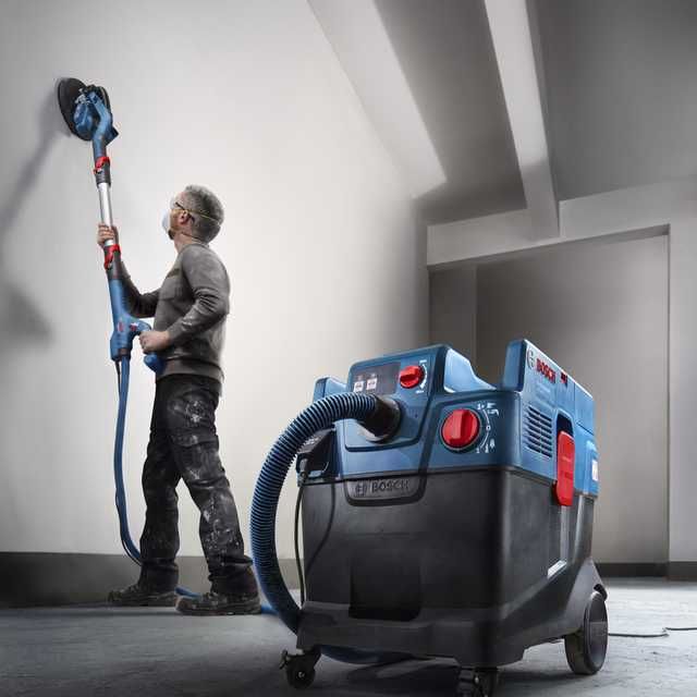 Шлайфмашина жираф за стени Bosch GTR 550 + Прахосмукачка Bosch GAS 400 A