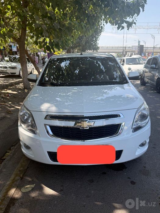 Kobalt Chevrolet 2024 beliy oq