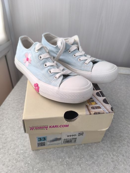 Кеды для девочки в идеальном состоянии