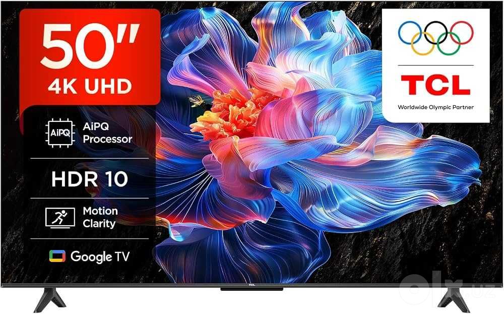 TCL 50V6C 4K Google tv без рамочный по Низкой цене+Доставка