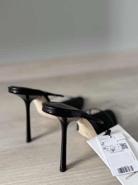 Дамски сандали на висок ток Victoria Beckham x Mango