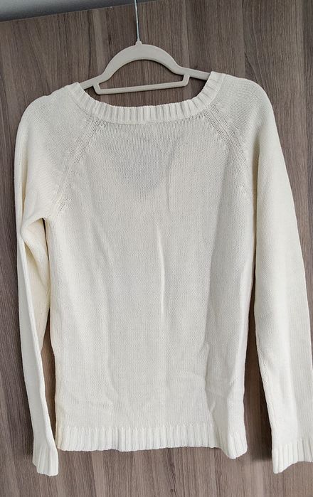 Pulover alb Terranova