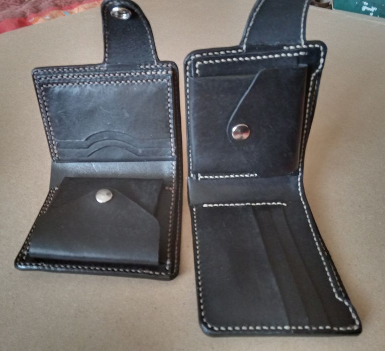 Портфейли от естествена телешка кожа