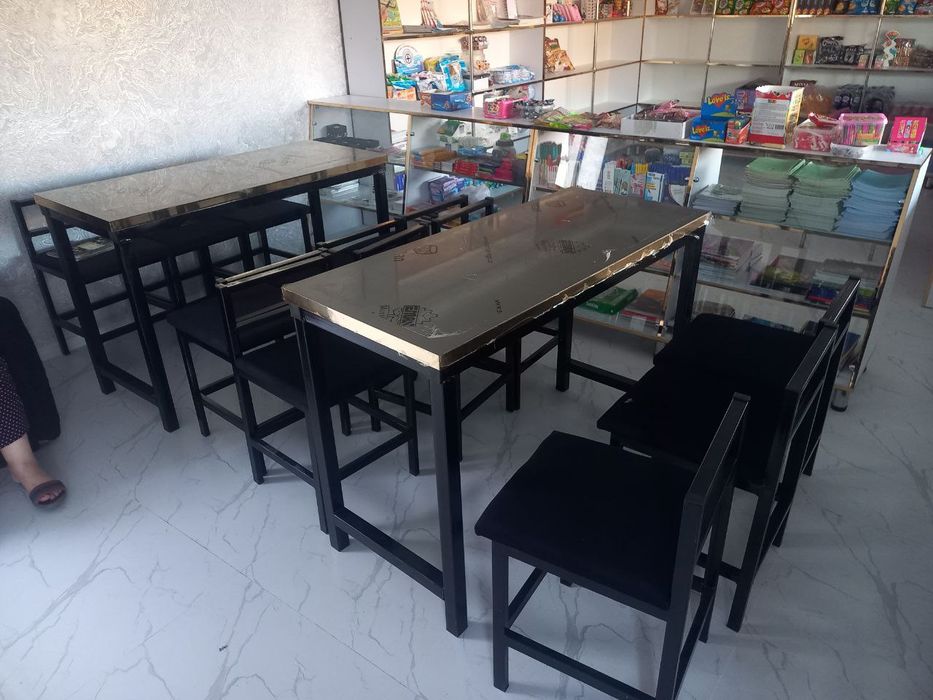 Stol stullar mini kafechalar uchun