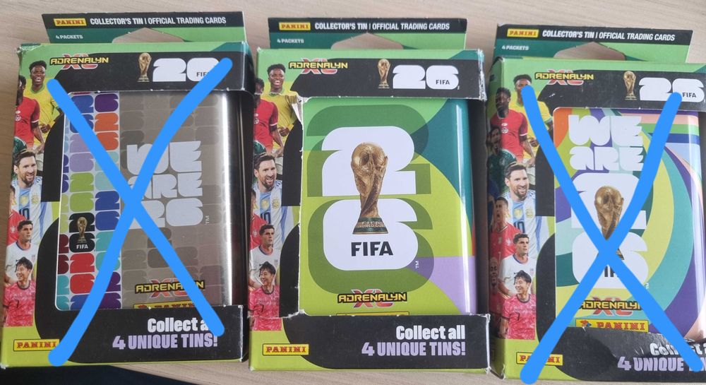 10 x Panini World cup 2026 - пакети с карти - 80 карти