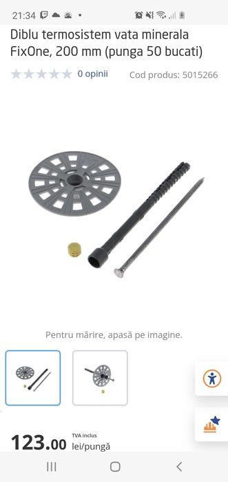 Dibluri vata bazaltica 200 mm