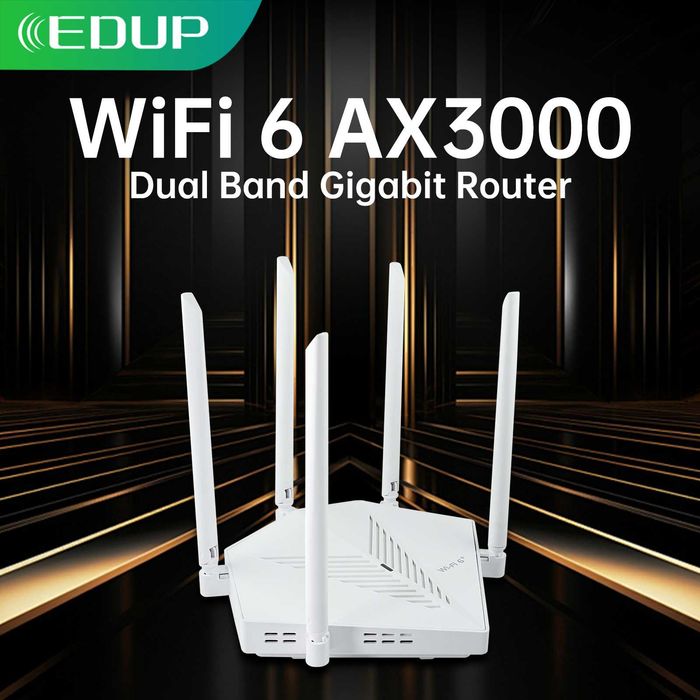 Дубандов Гигабитов Wi-Fi 6 рутер, подходящ за Starlink