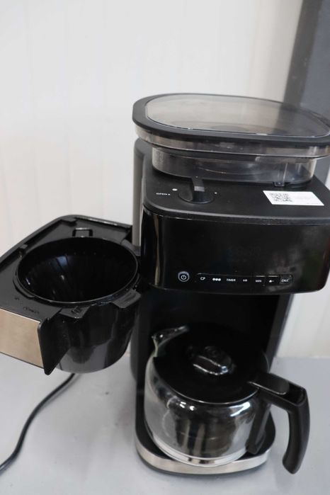 Програмируема филтърна кафемашина Krups Grind Aroma,автоматична мелачк