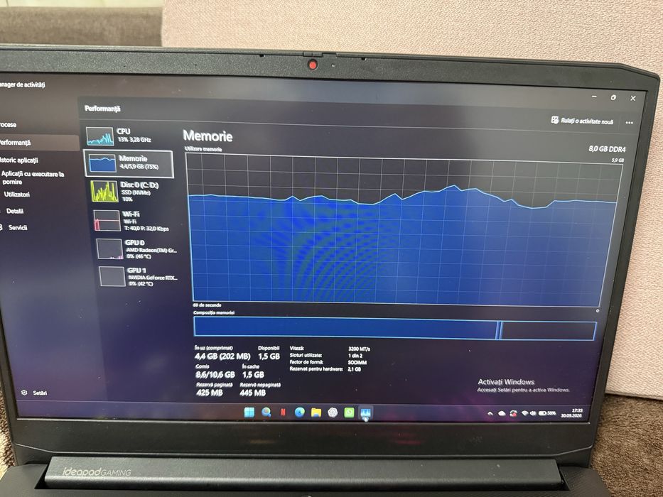 Lenovo IdeaPad Gaming 3 – Ryzen 5 5600H / RTX 3050 / 8GB RAM / SSD NVMe