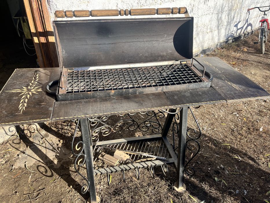Мангал стальной тяжелый