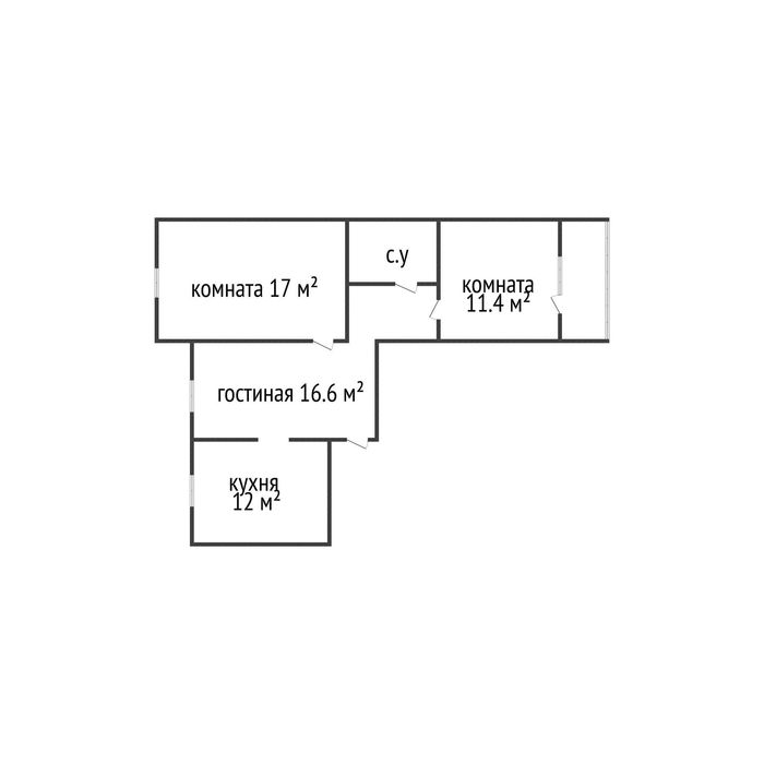 Продам 3-комнатную квартиру в 8 мкр