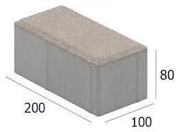 Брусчатка 6 см 100*200мм 8 см 100*200мм