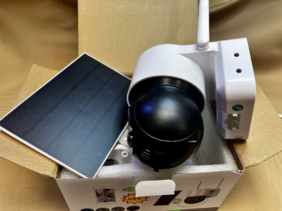 Соларна безжична wifi 8 mpx камера icsee външен монтаж ip 66 camera ka