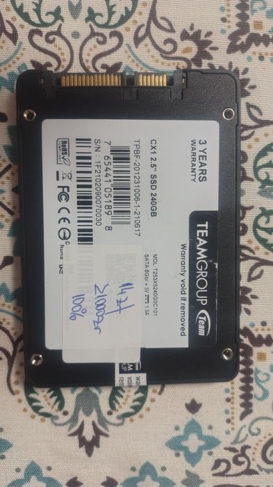 SSD TeamGroup CX1 de 240GB