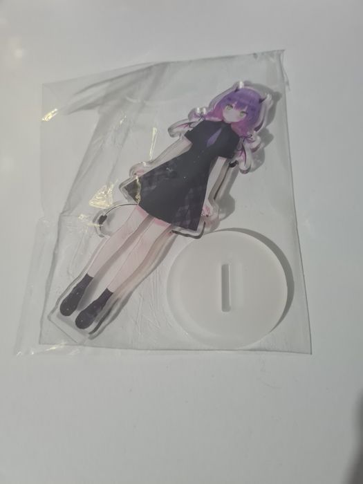 Purple haired demon girl acrylic standee