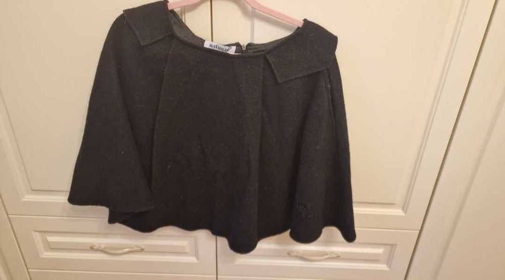 Fusta lână, Matilde, S, cu buzunare