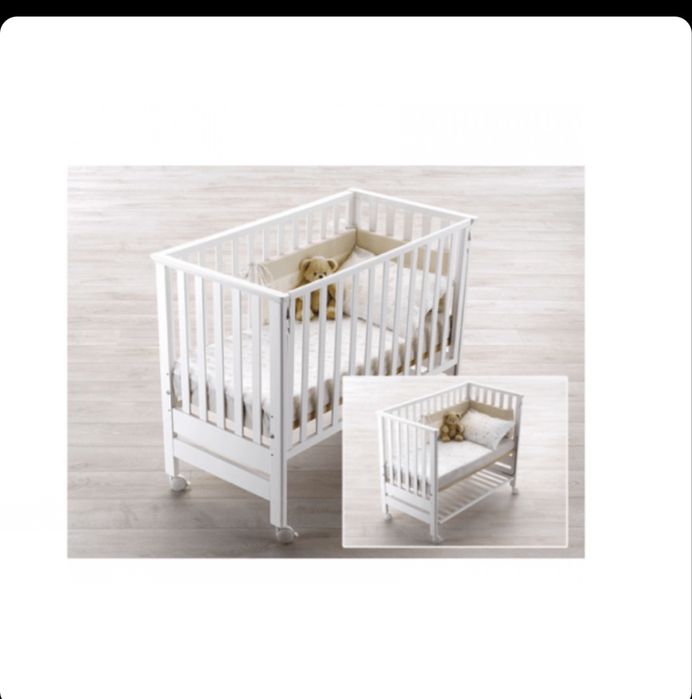 Patut Cosleeping Azzurra 3 in 1,saltea, suport antireflux+accesorii