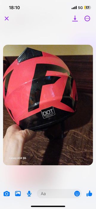 Каска за мотокрос fox v1