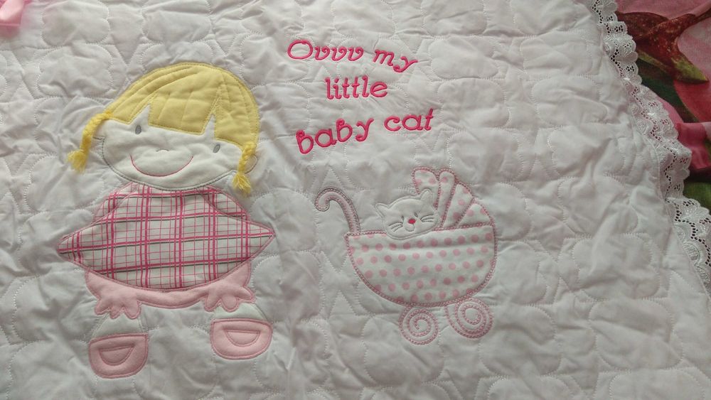 Конверт-одеяло на выписку девочки и для прогулок