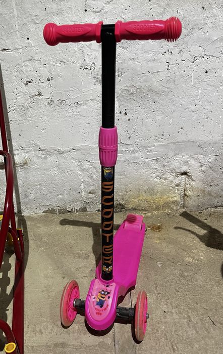 Велосипед ,самокат и санки