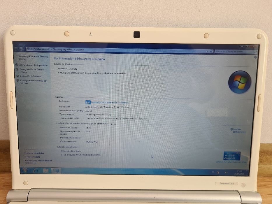 Laptop Packard Beel