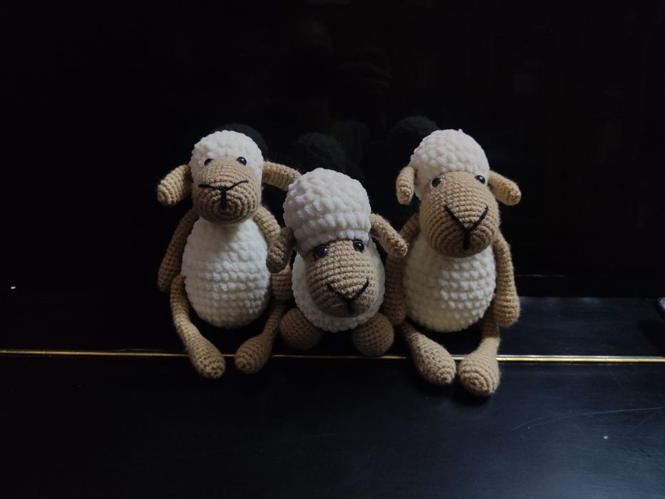 Вязаные игрушки.
