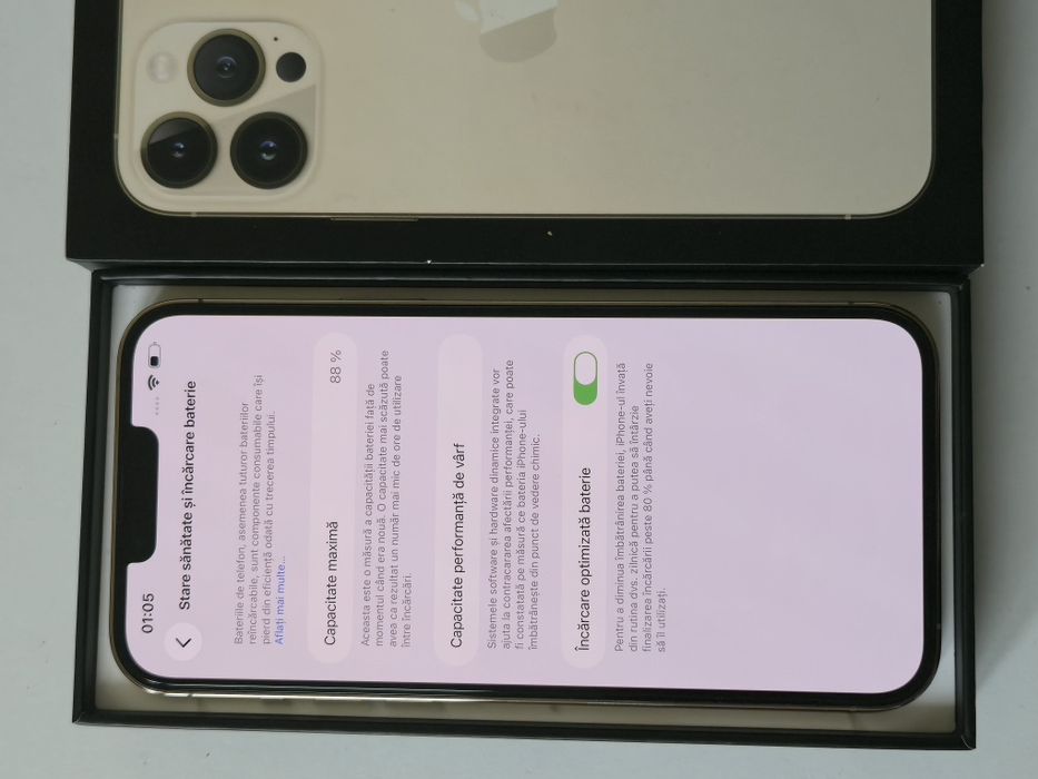 Vabd/schimb iPhone 13 Pro Max 256gb Gold