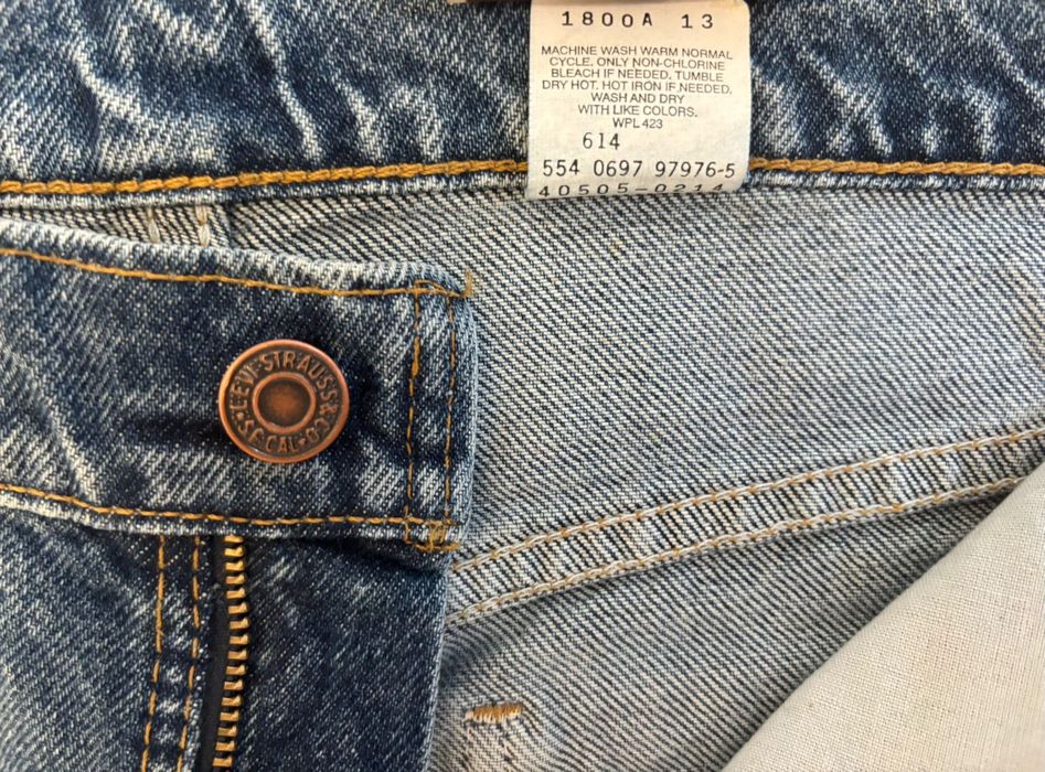 Винтаж ретро джинсы Levi's® Левис 1997 год, Orange Tab