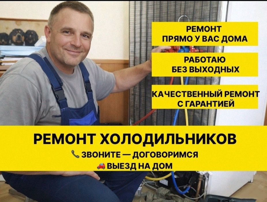 Срочный ремонт холодильников и морозильников