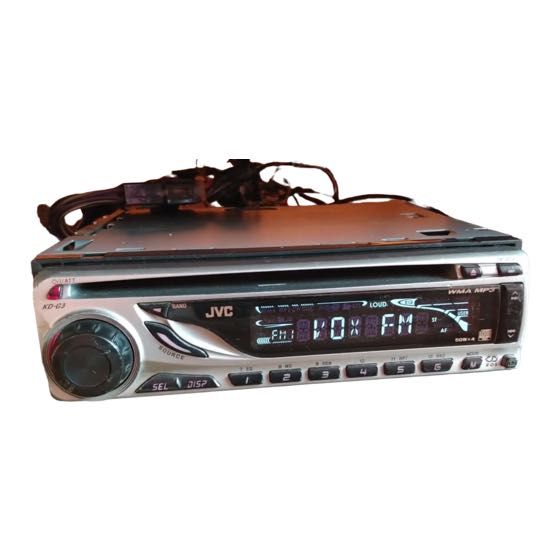 Авто Радио JVC KD G3 - CD/Radio