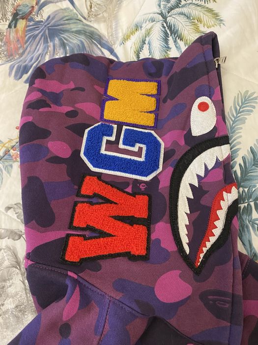 BAPE SHARK зип-худи
