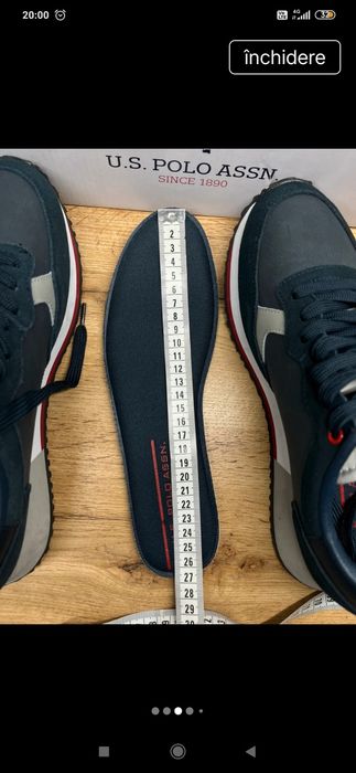 Sneakersy US Polo Assn noi 41