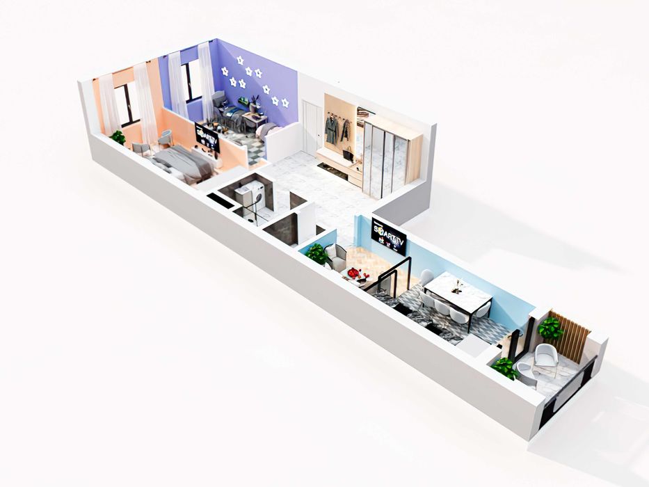 Foizsiz muddatli to'lovga kvartiralar! Ором турар жой мажмуаси